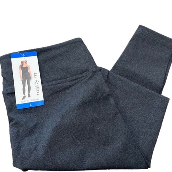 Matty M Pants - Matty M Leggings Ladies Live-In Slim Fit Wide Waistband Soft Size Large 12 NEW